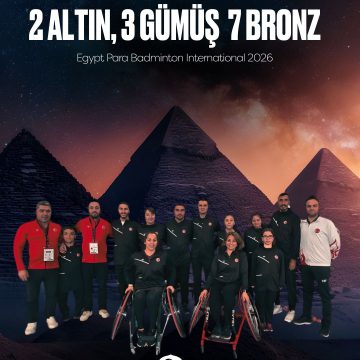 Milli Para Badminton Takımımız, Mısır’da düzenlenen uluslararası turnuvada  madalya kazandı!