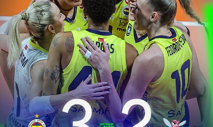 🟡🔵 Fenerbahçe Medicana’dan Novara zaferi
