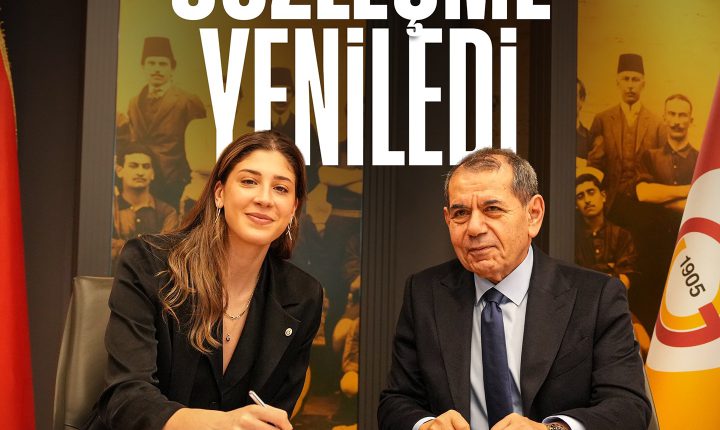 ✍️ Galatasaray Daikin, kaptanı İlkin Aydın ile 2 yıllık yeni sözleşme imzaladı. 📷