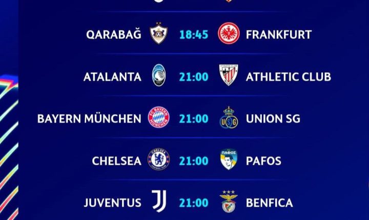 🏆⚽️ Şampiyonlar liginde Günün programı