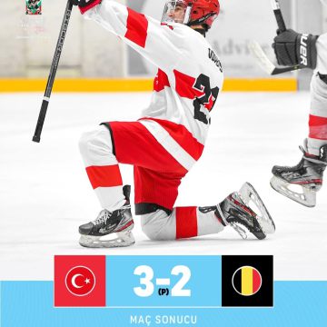🇹🇷 👨‍🦯Bulgaristan’da düzenlenen şampiyonada U20 Erkek Buz hokeyi Milli Takımımız, Belçika karşısında galip gelmesini bildi.💪