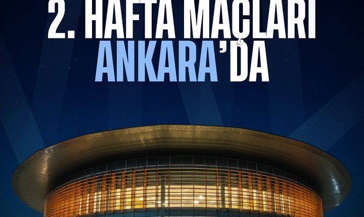 Kadınlar VNL 2. hafta maçları, Ankara’da oynanacak.