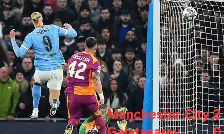 Maç sonucu: Manchester City 2-0 Galatasaray
