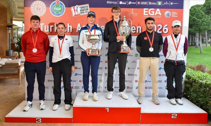 Türkiye Kadınlar ve Erkekler Amatör Açık Golf Şampiyonası sona erdi