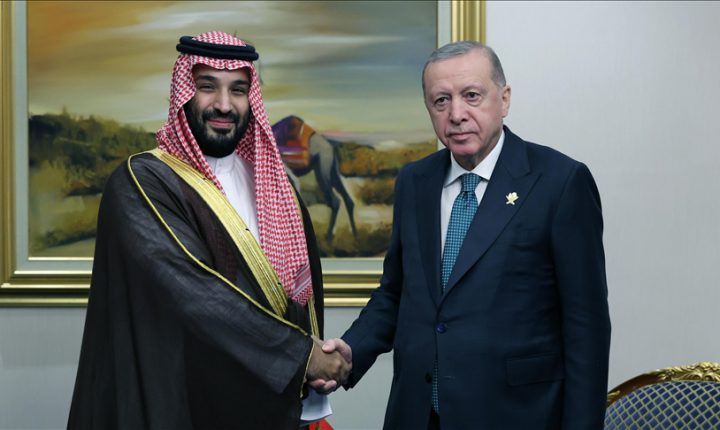 Türkiye Cumhuriyeti Cumhurbaşkanı Erdoğan, Suudi Arabistan Veliaht Prensi Selman’la telefonda görüştü
