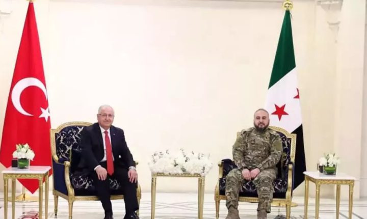 Bakan Güler, Suriye Savunma Bakanı Ebu Kasra ile Görüştü