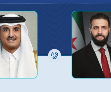 Suriye Cumhurbaşkanı Şara ve Katar Emiri Al Sani Bölgesel Gelişmeleri Görüştü