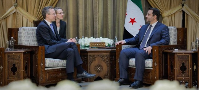 Suriye Dışişleri Bakanı Şeybani, Almanya Heyetiyle İkili İlişkilerin Güçlendirilmesini Görüştü