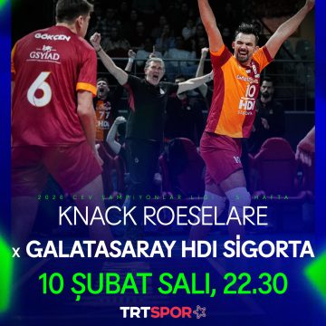 🏐 Temsilcimiz 🇹🇷Galatasaray HDI Sigorta, 2026 CEV Şampiyonlar Ligi’nde beşinci maçına çıkıyor.