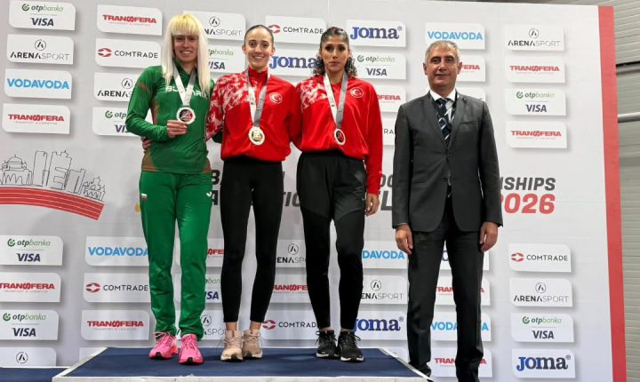 Balkan Salon Atletizm Şampiyonası’nda  madalya kazanan Türkiye, genel klasmanda zirvede yer aldı.