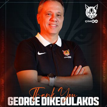 🏀 ÇİMSA ÇBK Mersin, Yunan başantrenör George Dikeoulakos ile yollarını ayırdığını duyurdu.