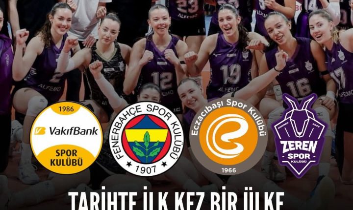 🇹🇷 🏐 Avrupa’da Türk voleybolu,nun gücü