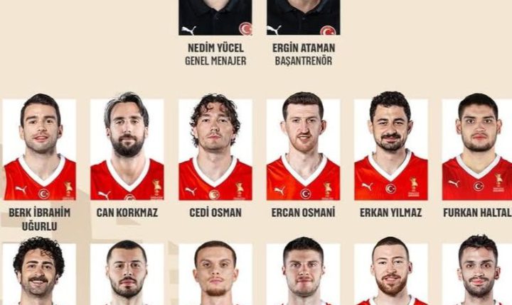 A Milli Erkek Basketbol Takımımızın 18 kişilik aday kadrosu belli oldu.