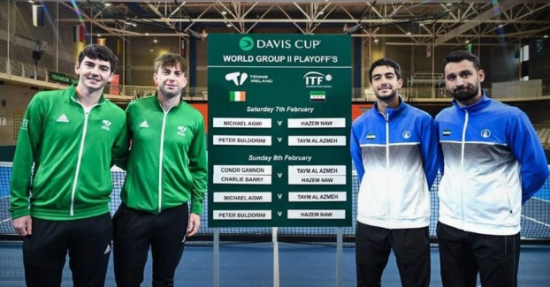 Suriye Tenis Milli Takımı, Davis Kupası Elemelerinde İrlanda’yı 3-1 Yenerek Büyük Başarı Elde Etti