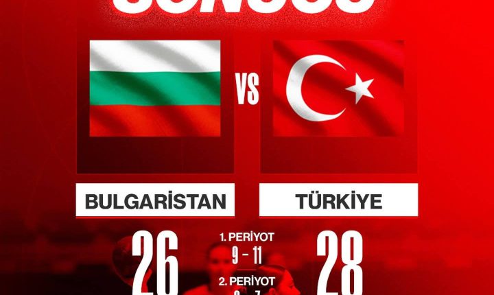 🇹🇷🤾‍♀️ Kadın U17 Milli Takımımız, 19. Kadınlar Akdeniz Konfederasyonu Şampiyonası’nda oynadığı 4. maçta Bulgaristan’ı 28-26 mağlup etti ve dördüncü maçta üçüncü galibiyetini alarak puanını 11’e yükseltti.