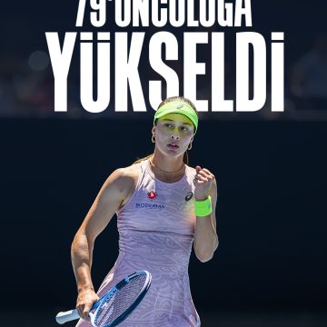 🎾🇹🇷 Milli tenisçimiz Zeynep Sönmez, kadınlar dünya sıralamasında 33 basamak tırmanarak 79’unculuğa yerleşti.
