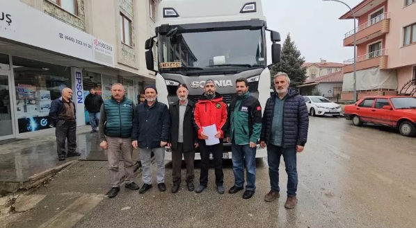 Erzincan’dan Filistin ve Suriye’ye Yardım Tırı