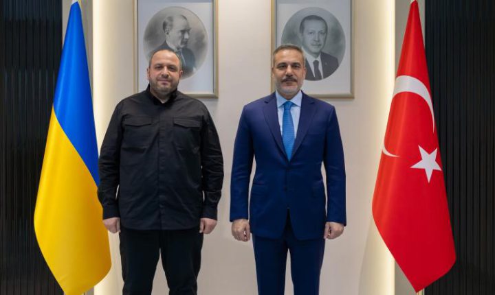 Bakan Fidan,Ukraynalı mevkidaşı Umerov ile görüştü