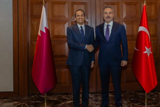 Bakan Fidan, Katarlı Mevkidaşı Al Sani ile Görüştü