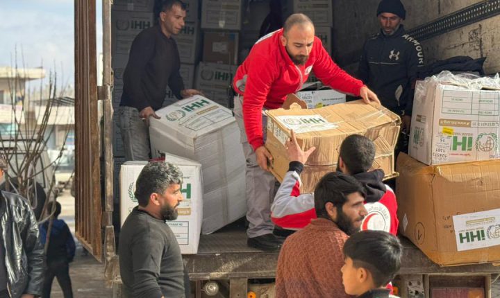 İHH, Aynularab’a Acil İnsani Yardım Gönderdi