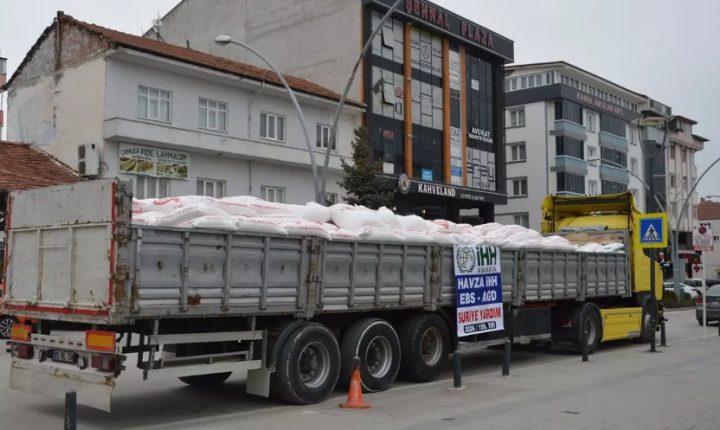 Samsun’dan Suriye’ye Un Yardımı