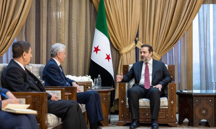 Suriye Dışişleri Bakanı Şeybani, ENKS Heyeti ile Görüştü