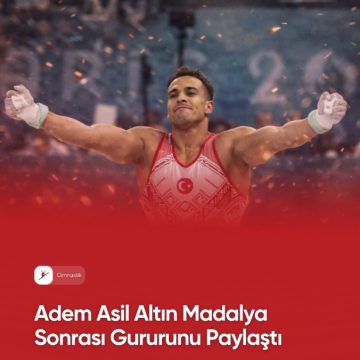 Adem Asil, Antalya’daki Dünya Kupası’nda halka aletinde kazandığı altın madalyayla hepimizi gururlandırdı 🇹🇷🥇