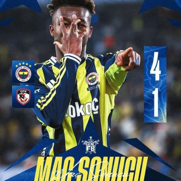 Fenerbahçe, Dorgeles Nene’nin hat-trick yaptığı maçta Gaziantep FK’yi 4-1’lik skorla mağlup etti.