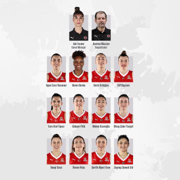 Potanın Perileri’nin FIBA 2026 Kadınlar Basketbol Dünya Kupası Eleme Turnuvası’nda mücadele edeceği 12 kişilik kadrosu belli oldu.