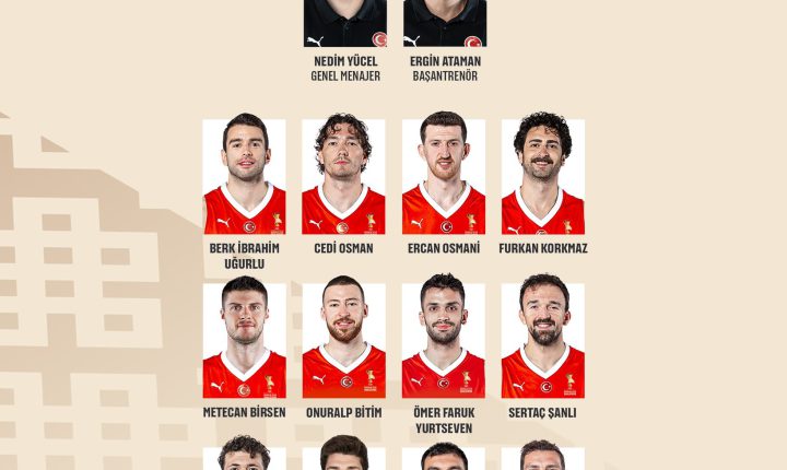 🇹🇷 A Milli Erkek Basketbol Takımımızın bu akşamki Sırbistan maçı kadrosu belli oldu.
