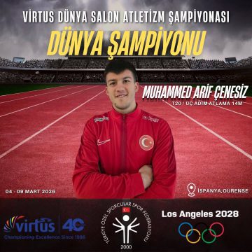 🇹🇷 Muhammet Arif Çenesiz, Üç Adım Atlama Dünya Şampiyonu