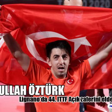 Teklerde; 2 Olimpiyat ve 3 Avrupa Şampiyonluğu bulunan Paralimpik sporcumuz Abdullah Öztürk, İtalya’daki Açık Turnuvada Klas 4-5’de birinciliği kazandı.