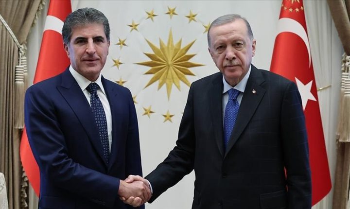 Türkiye Cumhuriyeti Cumhurbaşkanı Erdoğan, IKBY Başkanı Barzani ile telefonda görüştü
