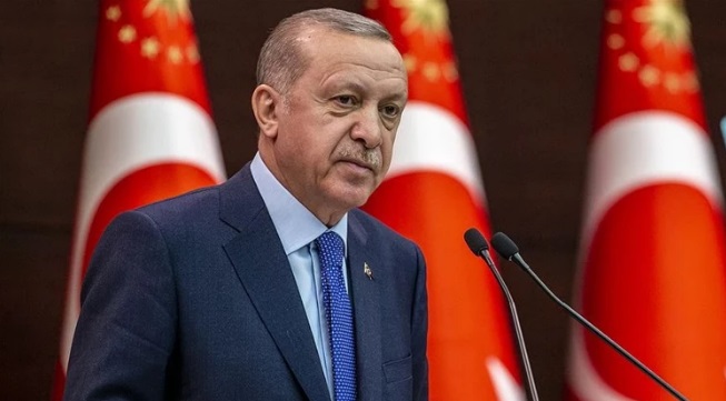 Türkiye Cumhuriyeti Cumhurbaşkanı Erdoğan’dan şehit ailesine başsağlığı mesajı