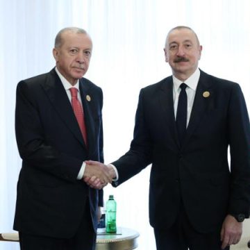 Türkiye Cumhuriyeti Cumhurbaşkanı Erdoğan, Aliyev ile görüştü