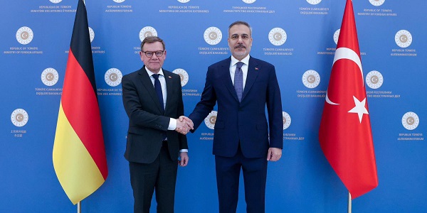 Bakan Fidan Alman mevkidaşı Wadephul ile Ankara’da bir araya geldi