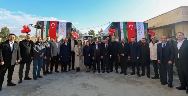 Gaziantep’ten Halep’in inşasına destek