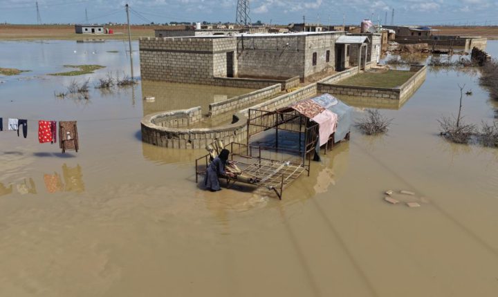 Suriye’nin Haseke ilinde sel: 400 ev zarar gördü, 500 aile tahliye edildi