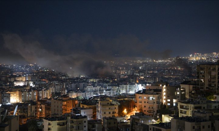 İsrail ordusu Lübnan’ın başkenti Beyrut’a hava saldırıları düzenliyor