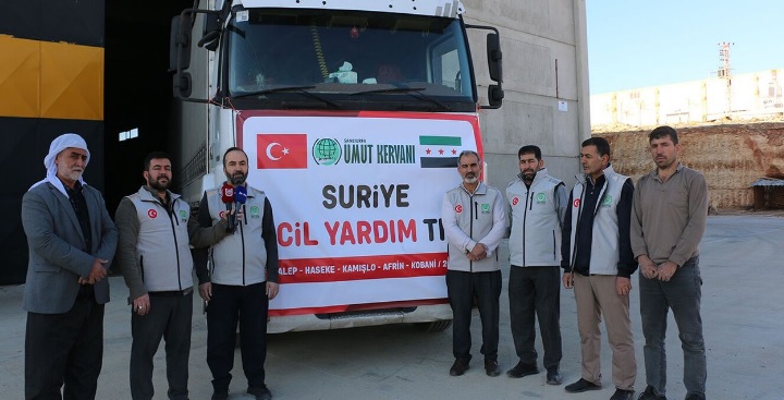 Şanlıurfa’dan Suriye’ye İnsani Yardım Tırı Gönderildi