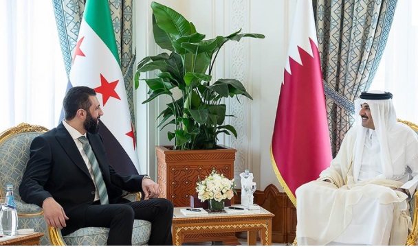 Suriye Cumhurbaşkanı Şara ve Katar Emiri Bölgesel Gelişmeleri Görüştü