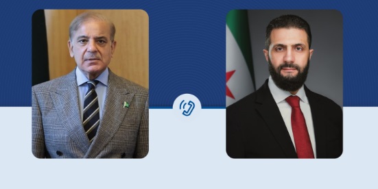 Suriye Cumhurbaşkanı Şara, Pakistan Başbakanı Şerif ile bölgesel gelişmeleri görüştü