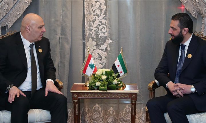 Suriye ve Lübnan liderleri sınırların kontrol altına alınmasının önemini görüştü