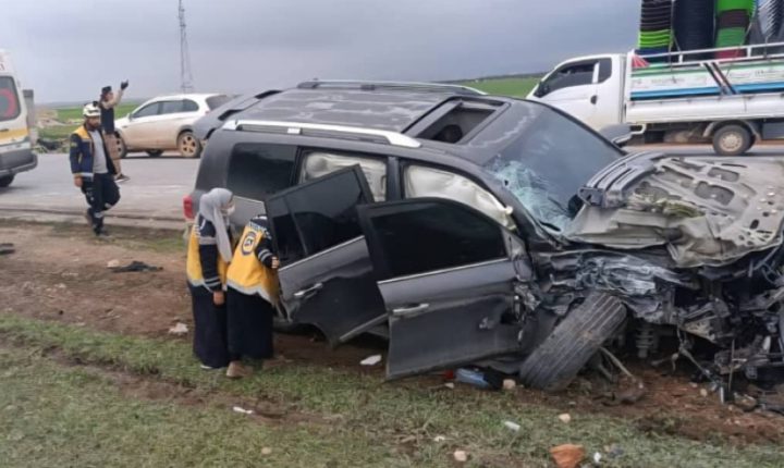 Suriye’de Trafik Kazaları ve Yangınlar: 2 Ölü, 24 Yaralı
