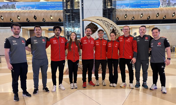 Artistik Cimnastik Milli Takımı, Dünya Kupası’na katılmak üzere Azerbaycan’a geldi.