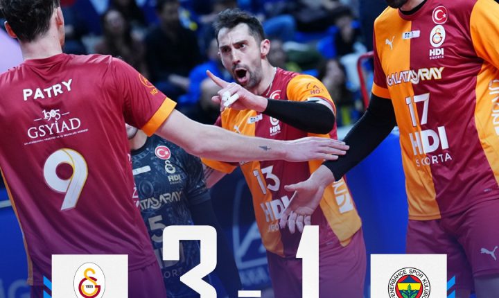 Galatasaray derbi galibiyeti ile finalde