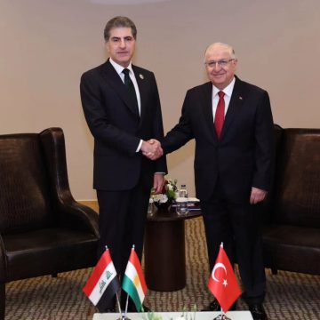 Türkiye Cumhuriyeti Millî Savunma Bakanı Güler, IKBY Başkanı Neçirvan Barzani ile Görüştü