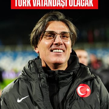 🇹🇷⚽ Türk vatandaşı olma şartı olan 5 yıl bekleme süresini dolduran Vincenzo Montella, İçişleri Bakanlığı’nın onaylaması halinde 2026 Dünya Kupası’na Türk vatandaşı olarak gidebilir. 👏(Akşam)
