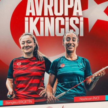 🇹🇷🏸Badminton’da çifte madalya!