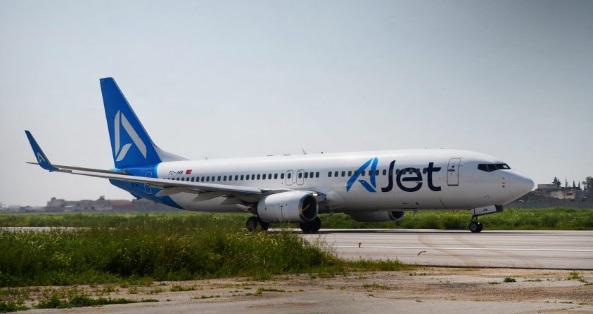 A Jet’in İlk Uçağı Halep Havalimanı’na Ulaştı